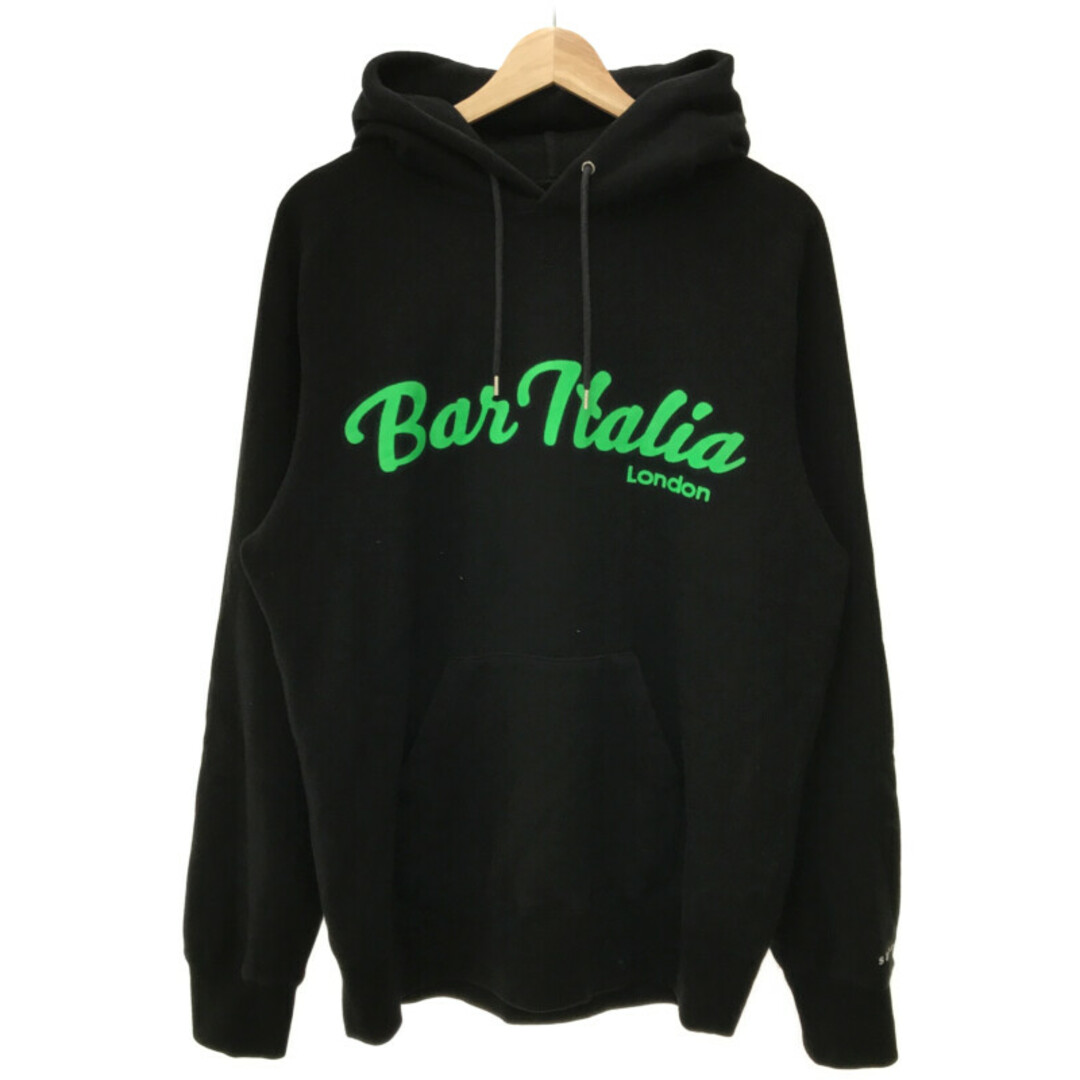 サカイ Bar Italia Hoodie プリントプルオーバーパーカー