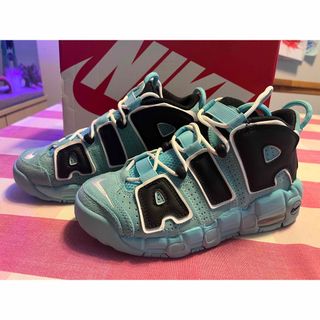 ナイキ(NIKE)の値下げできます！NIKE AIR MORE UPTEMPO AQUA BLUE(スニーカー)