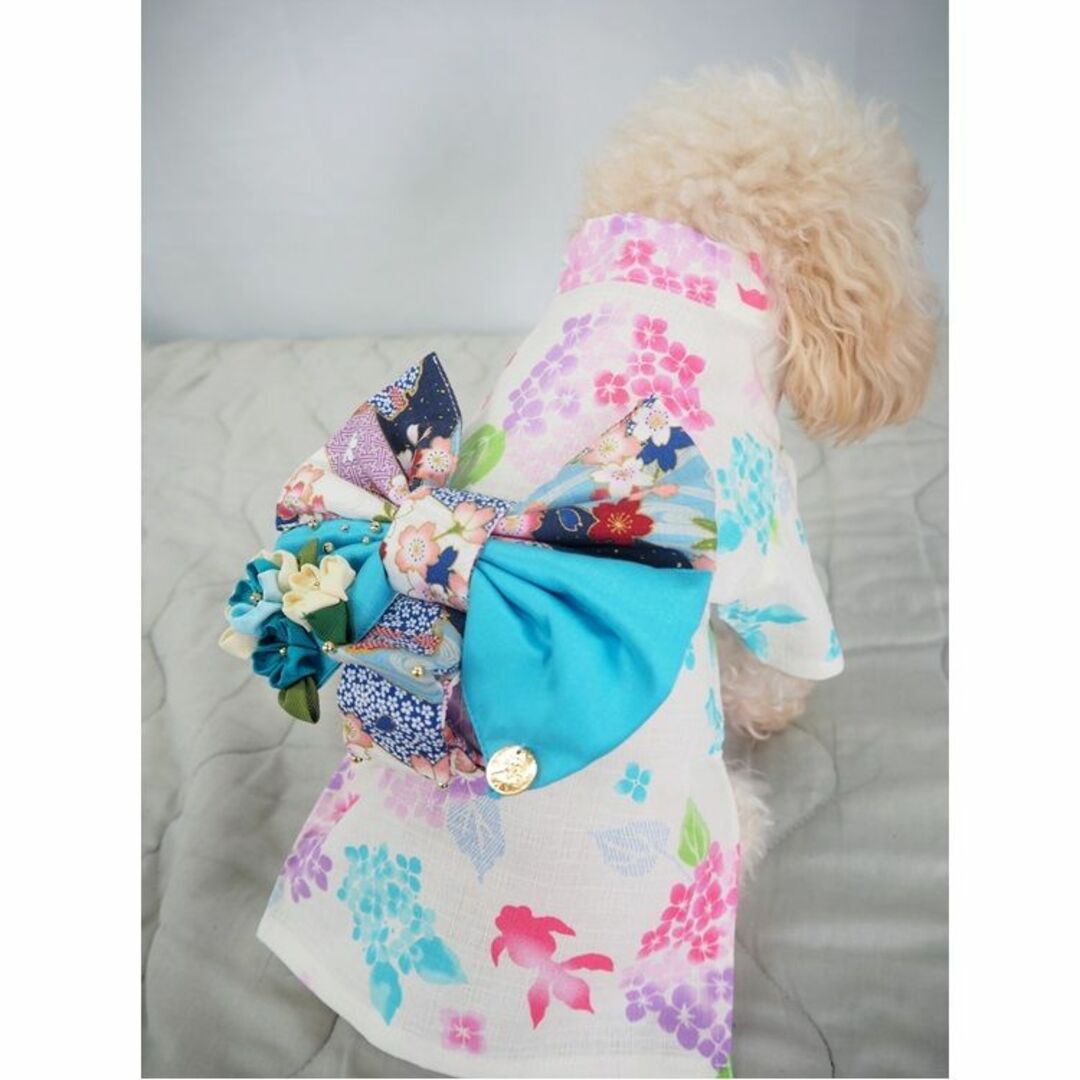 浴衣 和服 和柄 夏 ドッグウェア 小型犬用 犬 猫 ペット P366 P367の ...