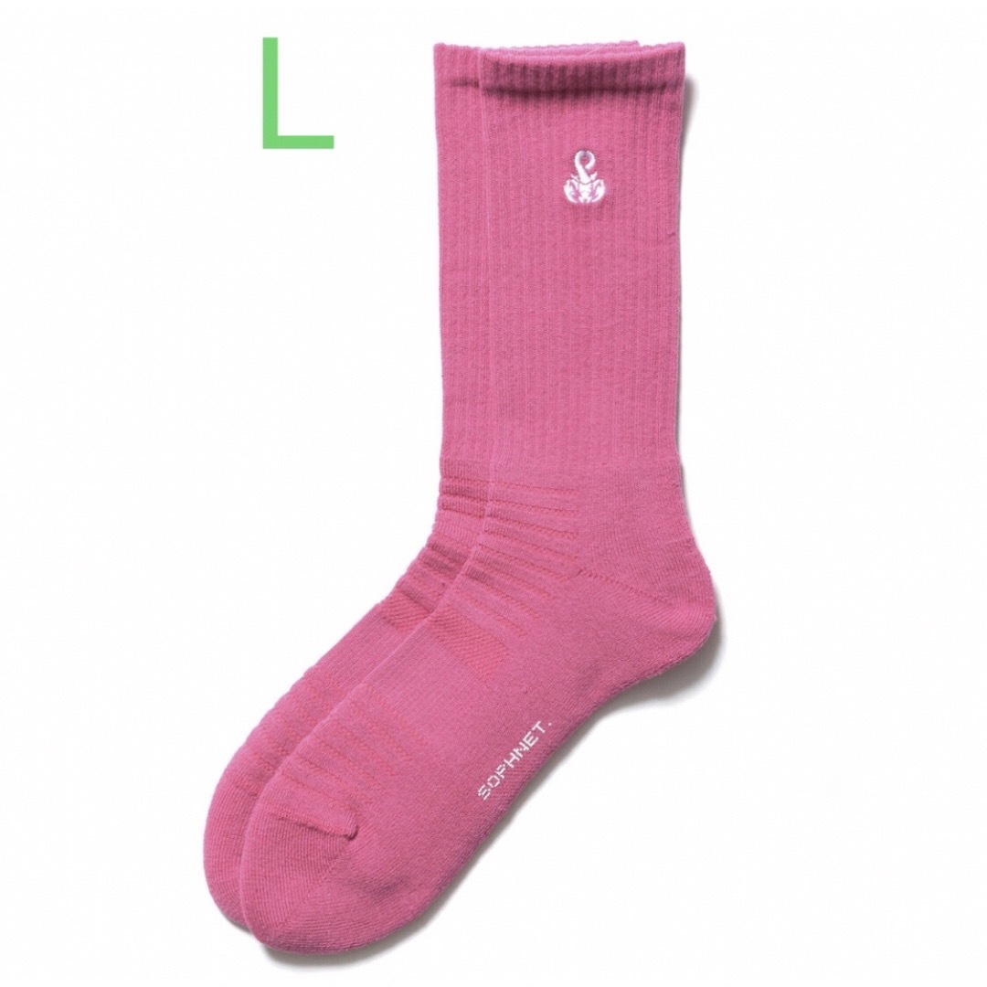 SOPHNET.(ソフネット)のSOPHNET. SCORPION SOCKS ピンク Pink / LARGE メンズのレッグウェア(ソックス)の商品写真