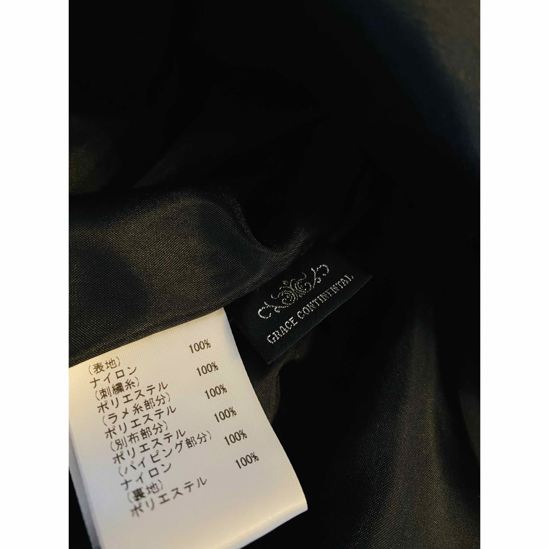 未使用》グレースコンチネンタル スター刺繍ドレス ブラックの通販 by