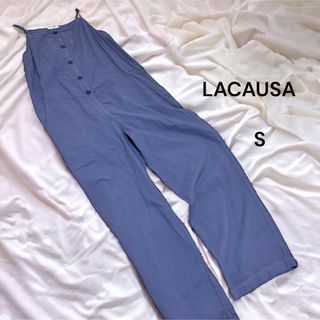 LACAUSA オールインワン サロペット 夏 コットン100(オールインワン)