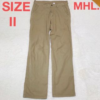 MHL. ライトコットンストレートチノパンツ ベージュ マーガレットハウエル