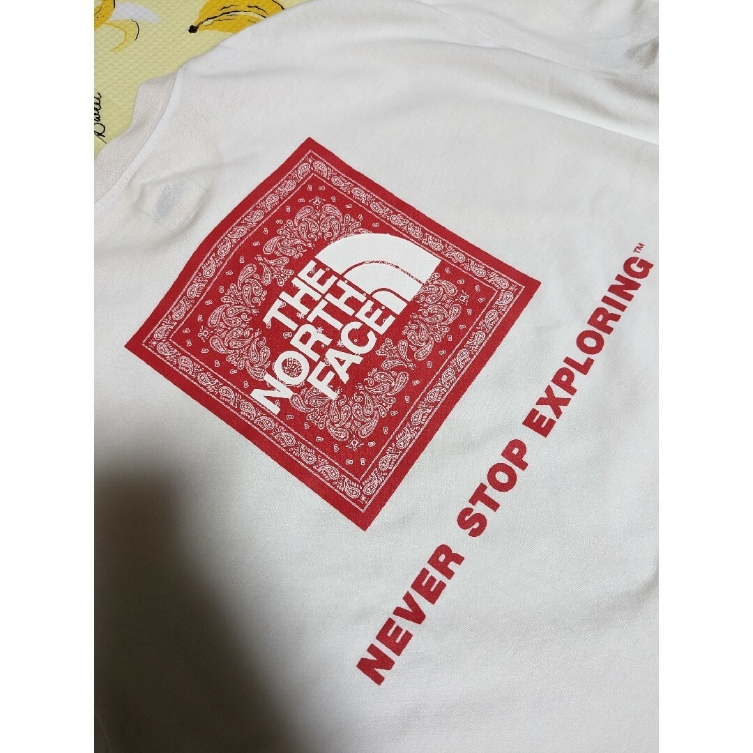 THE NORTH FACE(ザノースフェイス)のノースフェイス ショートスリーブバンダナスクエアロゴティー メンズ Ｍサイズ メンズのトップス(Tシャツ/カットソー(半袖/袖なし))の商品写真