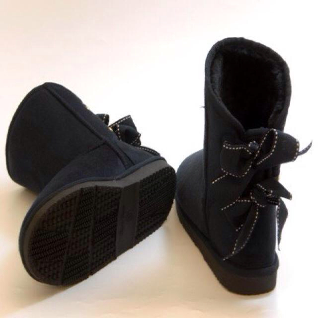 新品☆バックリボンムートン レディースの靴/シューズ(ブーツ)の商品写真