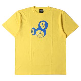 Kaikai Kiki カイカイキキ Tシャツ サイズ:XL 村上隆 DOB&フラワー クルーネック Tシャツ ななめDOB T SHIRT イエロー トップス カットソー 半袖 【メンズ】(Tシャツ/カットソー(半袖/袖なし))