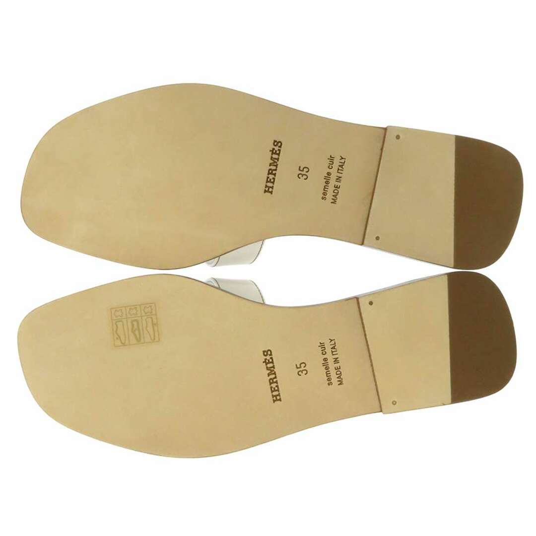 Hermes - エルメス サンダル オラン レディースサイズ35 HERMES 靴 白