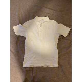 ユニクロ(UNIQLO)の【ユニクロ】UNIQLO LEMAIRE ポロシャツ　ホワイト(ポロシャツ)