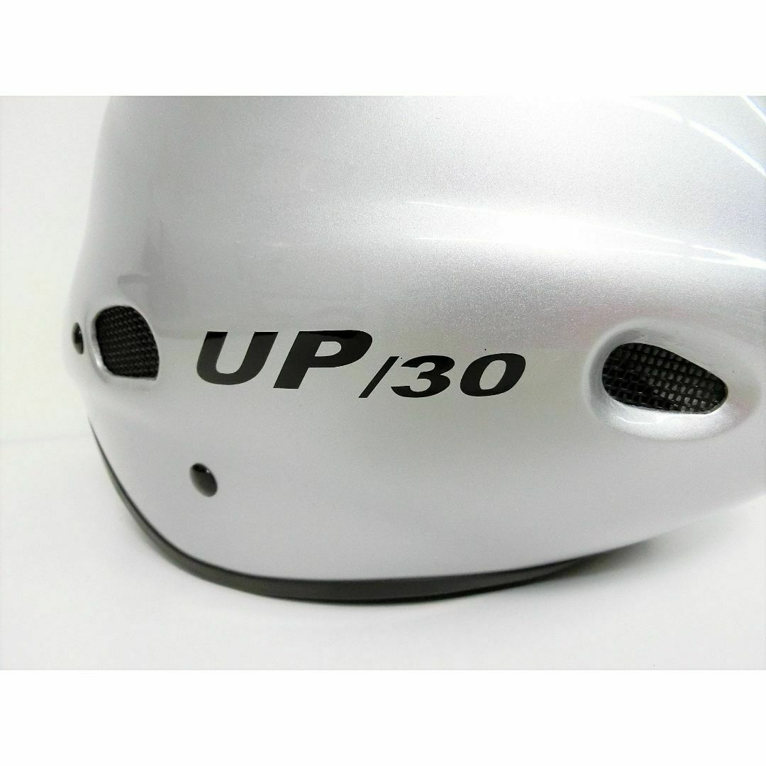 【未使用アウトレット】 パラグライダー用ヘルメット UP/30 シルバー M 3
