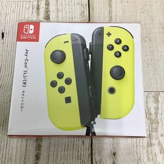 ニンテンドースイッチ(Nintendo Switch)の<新品未使用品>任天堂スイッチ JOY-CON (L)/(R)ネオンイエロー(家庭用ゲーム機本体)