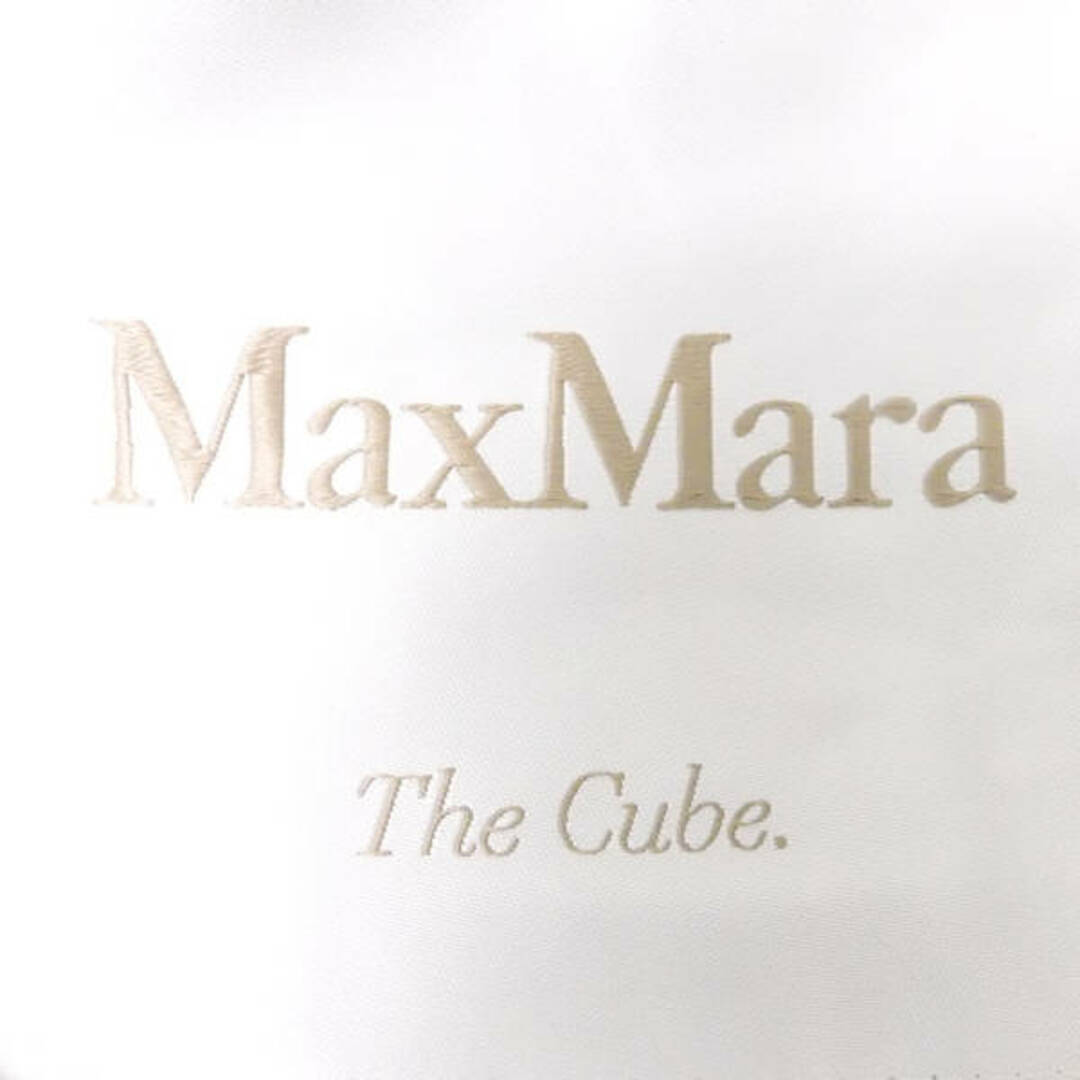 Max Mara(マックスマーラ)の MAXMARA マックスマーラ The Cube キューブ リバーシブルフード付きダブルジップコート 1点 アイボリー 38 ポリエステル ボーダー柄 ジャケット ブルゾン アウター レディース AU1786W  レディースのジャケット/アウター(ロングコート)の商品写真