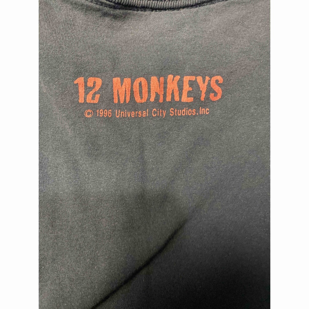 激レア90'S当時物 映画 TWELVE MONKEYS Tシャツ サイズLの通販 激レア90'S当時物 映画 TWELVE MONKEYS Tシャツ サイズLの通販