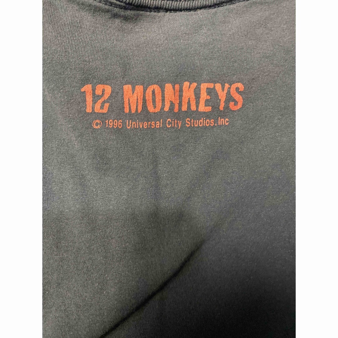 激レア90'S当時物 映画 TWELVE MONKEYS Tシャツ サイズL メンズのトップス(Tシャツ/カットソー(半袖/袖なし))の商品写真