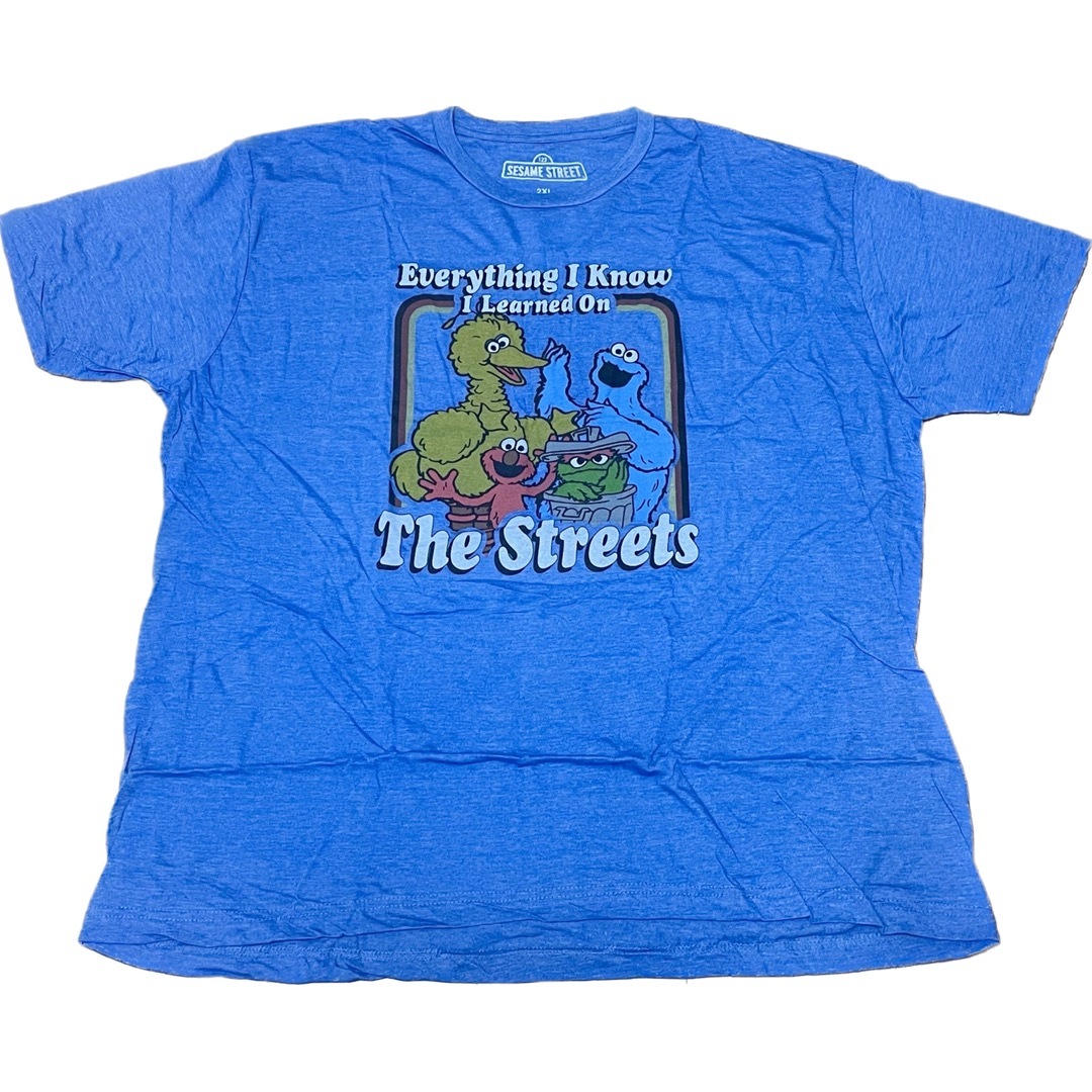 SESAME STREET(セサミストリート)の【セサミストリート】Tシャツ⑨ 2XLサイズ メンズのトップス(Tシャツ/カットソー(半袖/袖なし))の商品写真