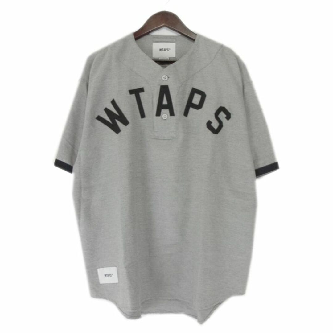 グレーサイズダブルタップスWTAPS■22SS LEAGUE SS COTTONシャツ