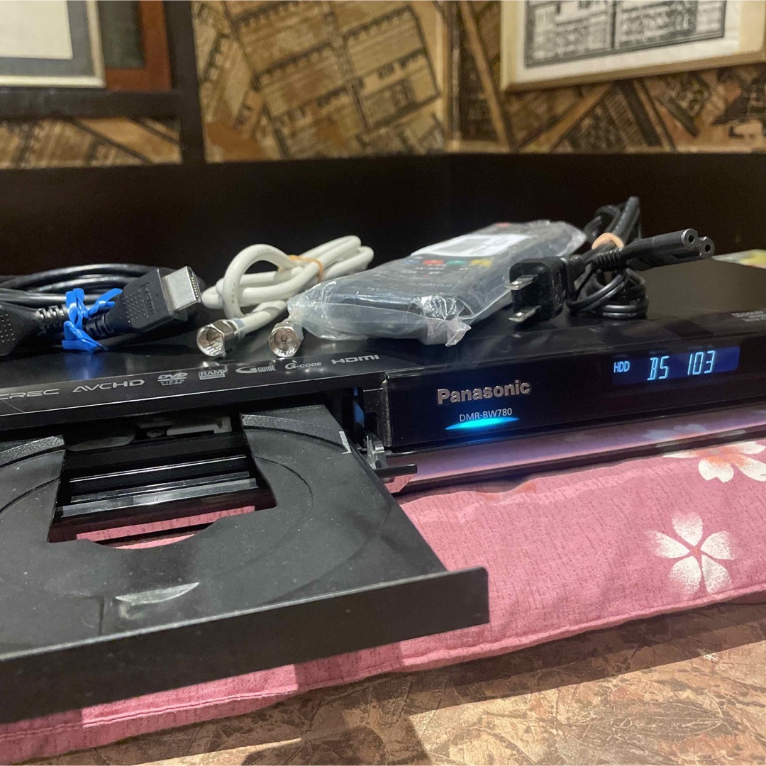 サイン・掲示用品 パネル パナ DMR-BW780 750GB 2番組W録画 10倍録
