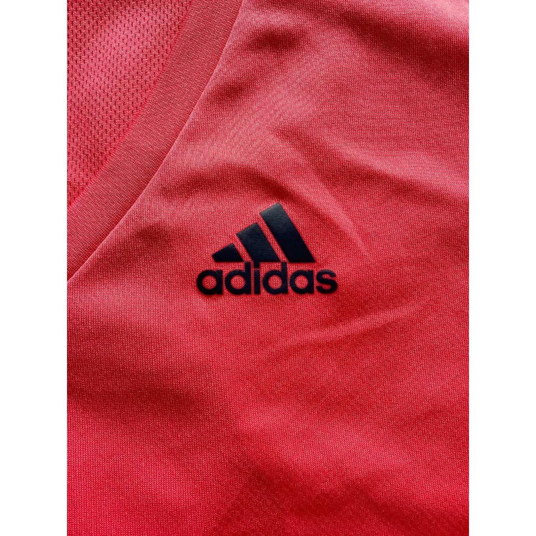adidas(アディダス)のアディダス　スポーツウェア　レッド　M　K00078 メンズのトップス(Tシャツ/カットソー(半袖/袖なし))の商品写真