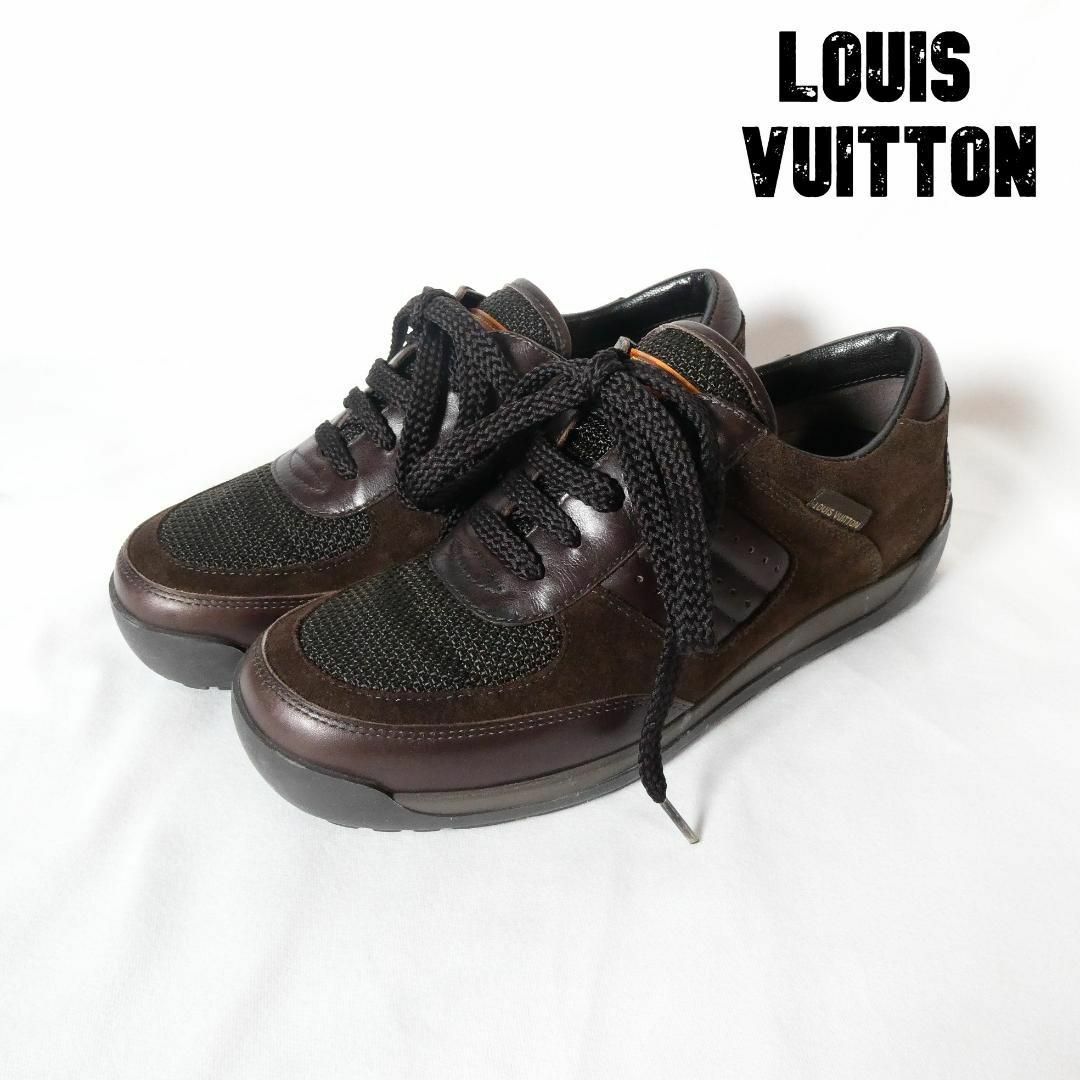 LOUIS VUITTON - 美品 Louis Vuitton レザー スエード ローカット
