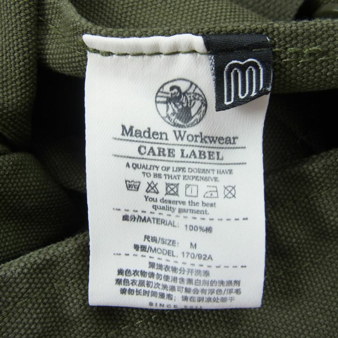 メイデン ワークウェア maden workwear モーターサイクル ミリタリー ジャケット カーキ系 M