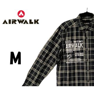 エアウォーク(AIRWALK)のエアウォーク　長袖 シャツ　チェック柄　M　K00073(シャツ)