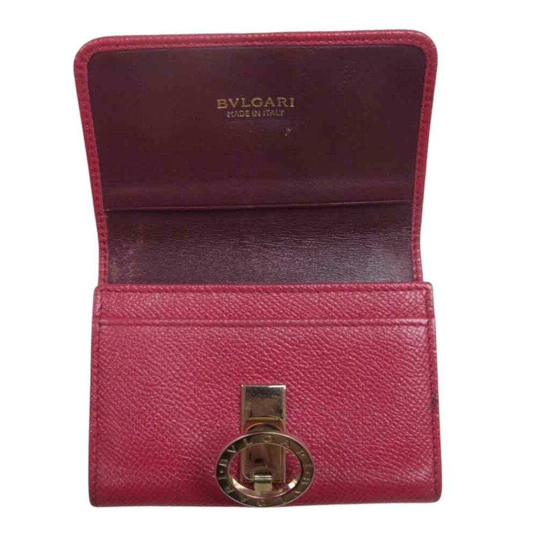 ☆未使用に近い☆BVLGARI カードケース ロゴクリップ ピンク ビジネス