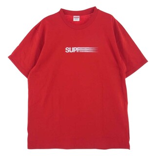 シュプリーム(Supreme)のSupreme シュプリーム Ｔシャツ 23SS Motion Logo Tee モーションロゴ クルーネック 半袖 Tシャツ レッド系【極上美品】【中古】(シャツ)