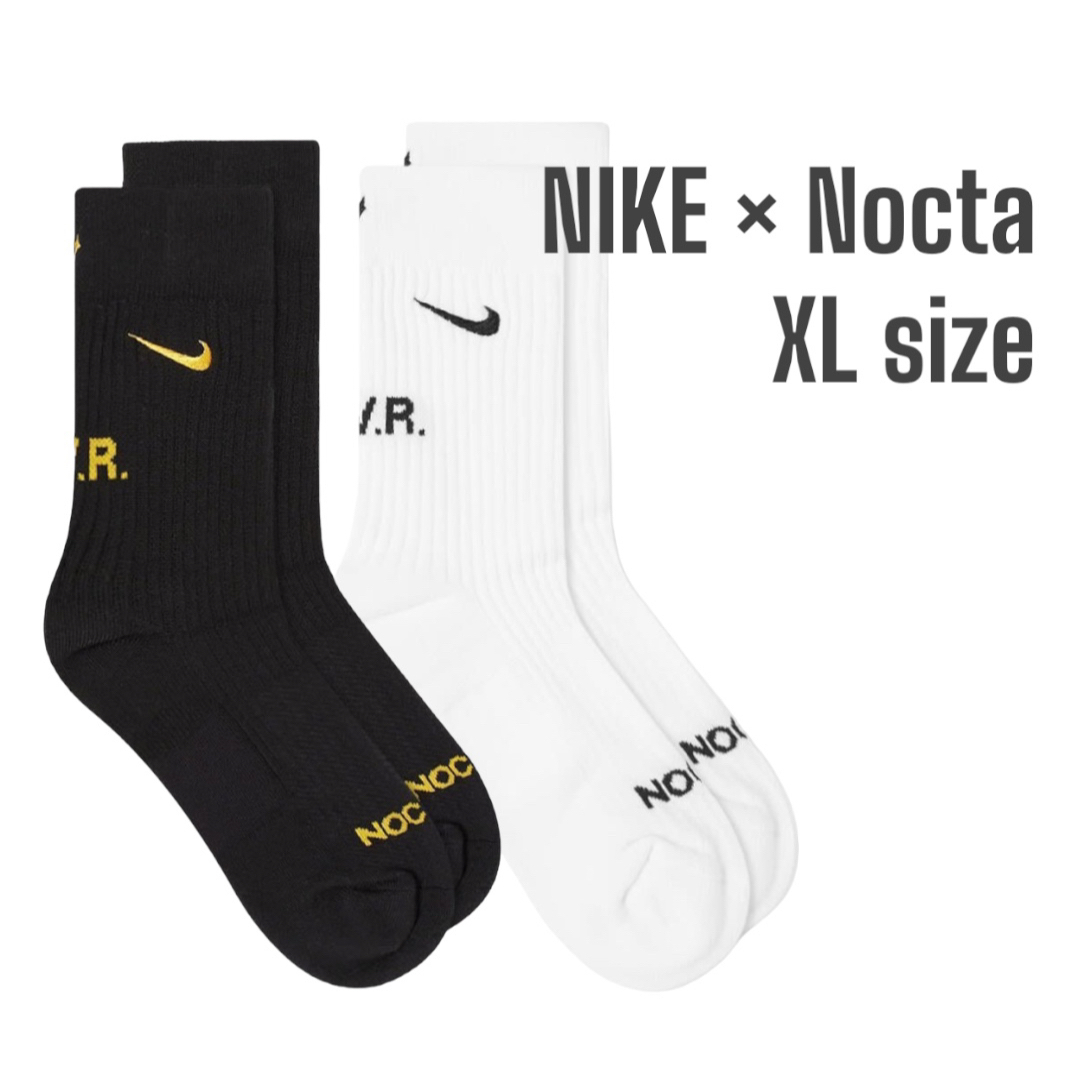 NIKE(ナイキ)のNike NOCTA NRG SNKR Crew Socks ドレイク 靴下 メンズのレッグウェア(ソックス)の商品写真