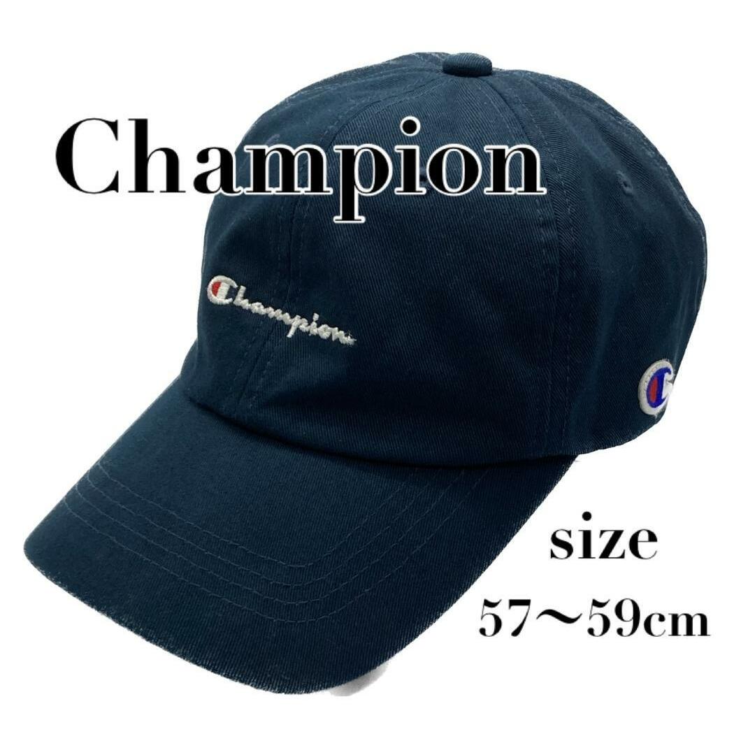 Champion(チャンピオン)のチャンピオン　キャップ　ネイビー　F00302 メンズの帽子(キャップ)の商品写真