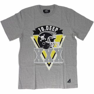 テンディープ(10Deep)の10 DEEP テンディープ XXXロゴ 半袖 Tシャツ グレー L(Tシャツ/カットソー(半袖/袖なし))