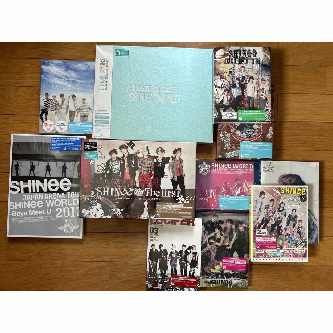 エンタメ/ホビーSHINee 初回生産限定盤　未開封　CD.DVD.Blu-ray