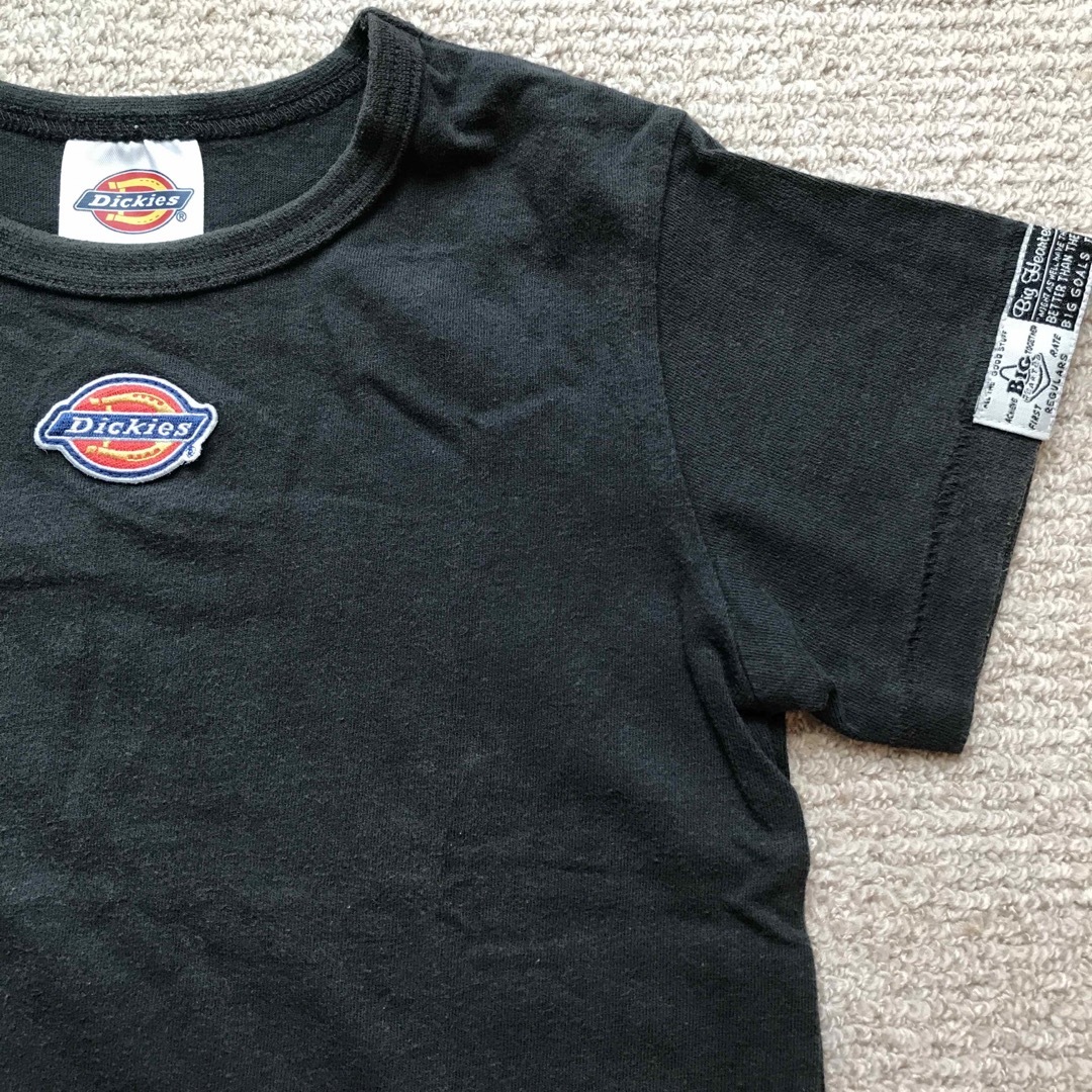 Dickies(ディッキーズ)の小さめ120㎝　半袖Tシャツ　チャコールグレー　F.O.KIDS　Dickies キッズ/ベビー/マタニティのキッズ服男の子用(90cm~)(Tシャツ/カットソー)の商品写真