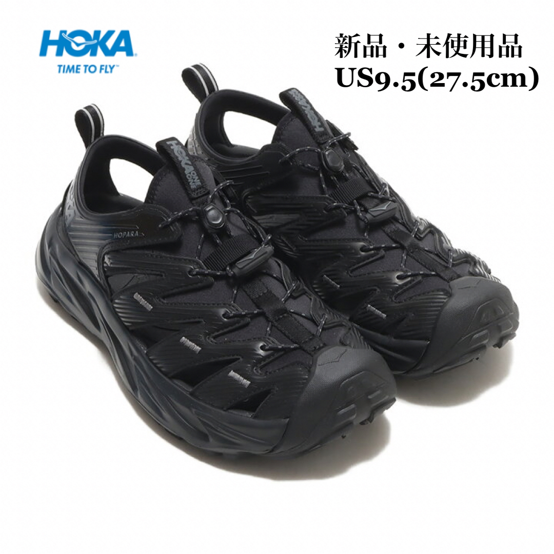 HOKA ONE ONE ホカオネオネ HOPARA ホパラ ブラック サンダル靴/シューズ