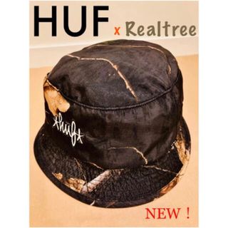 ハフ(HUF)の★新品入荷【HUF】ハフ x リアルツリー コラボバケット2 キャップ スケボー(ハット)