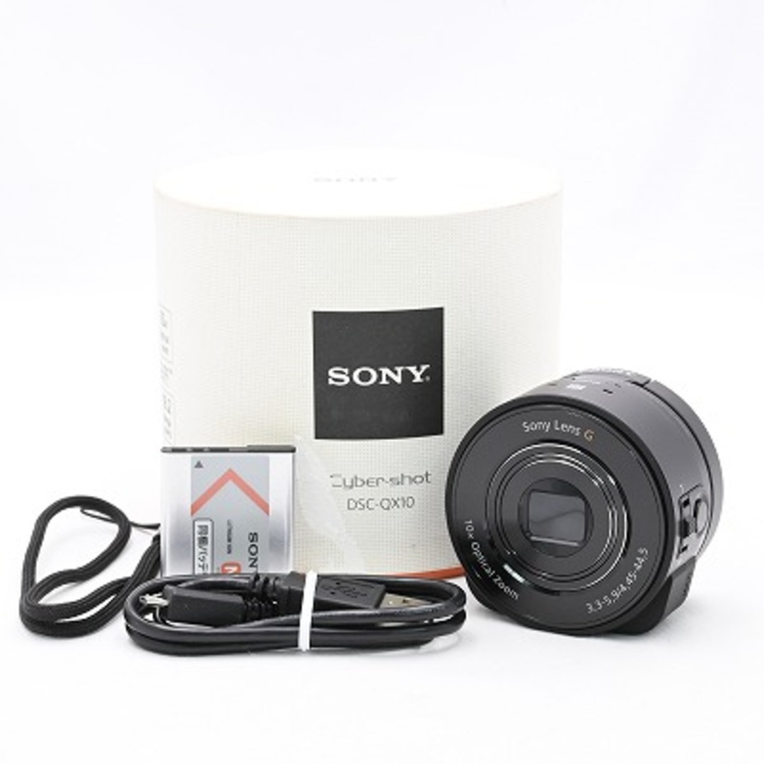 SONY - SONY レンズスタイルカメラ QX10 ブラック DSC-QX10/Bの通販 by