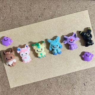 ポケモン(ポケモン)の3dネイルパーツ　確認用【へんしんメタモン　イーブイ　進化　ポケモン　痛ネイル】(デコパーツ)