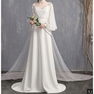 結婚式　ウエディングドレス　二次会ドレス　撮影ドレス(ウェディングドレス)
