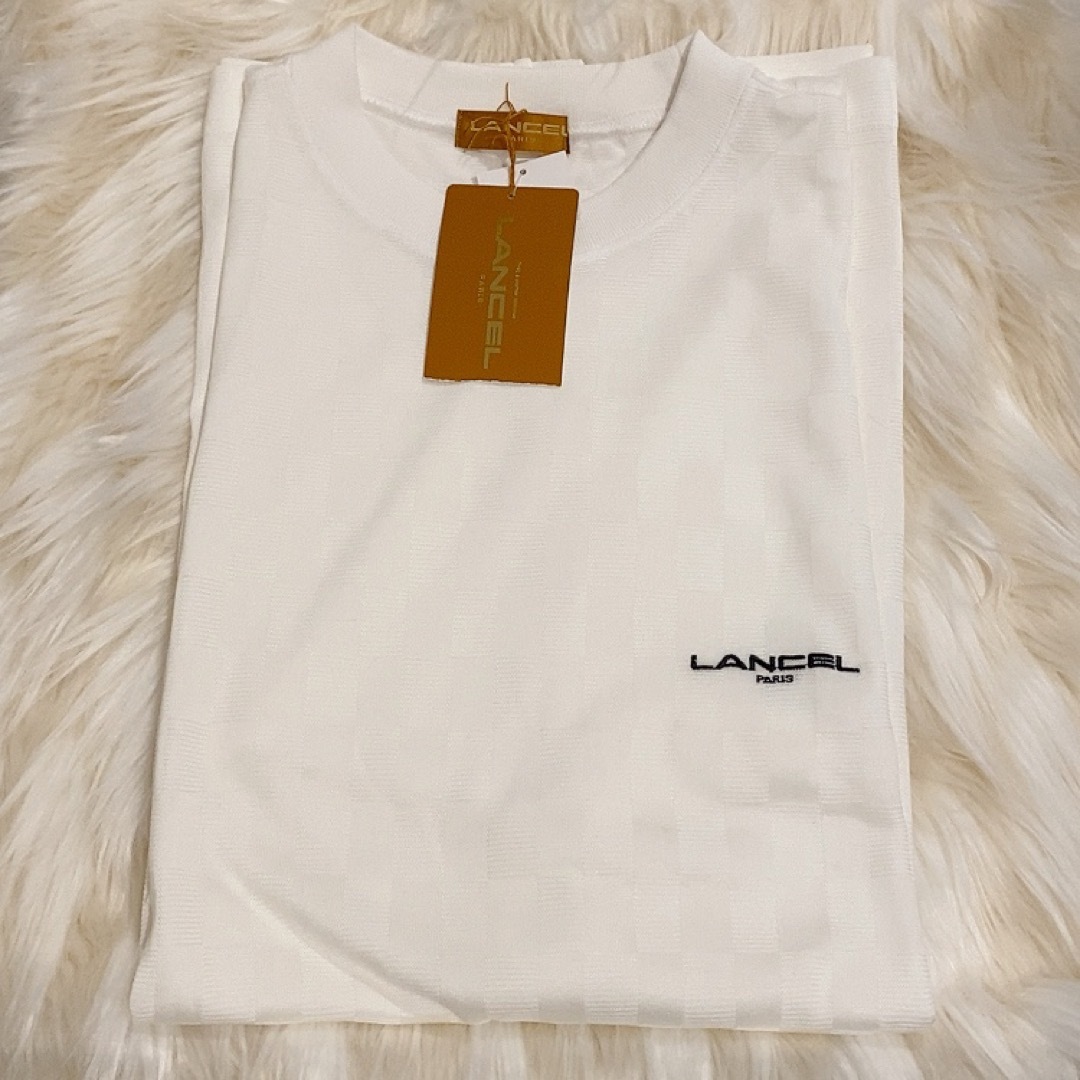 LANCEL(ランセル)のLANCEL ランセル　トップス　Tシャツ　ホワイト　メンズXL 白ティー メンズのトップス(Tシャツ/カットソー(半袖/袖なし))の商品写真