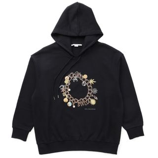 ステラマッカートニー(Stella McCartney)のステラマッカートニー STELLA MCCARTNEY パーカー STELLA'S CHARM HOODIE プルオーバー ロゴ スウェット フーディ 2023年秋冬新作 6J0157 3SPX80 1000(パーカー)