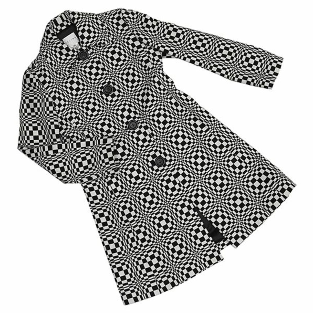 CELINE - セリーヌ コート アウター レディース ホワイト ブラック 美品 4345