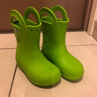 クロックス(crocs)のクロックス　レインブーツ　18センチ(長靴/レインシューズ)