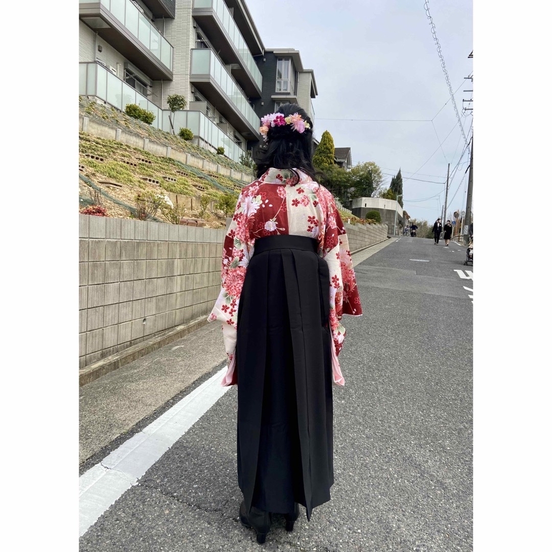 小学校大学生卒業式 袴、ブーツ、巾着セットの通販 by nana's shop|ラクマ