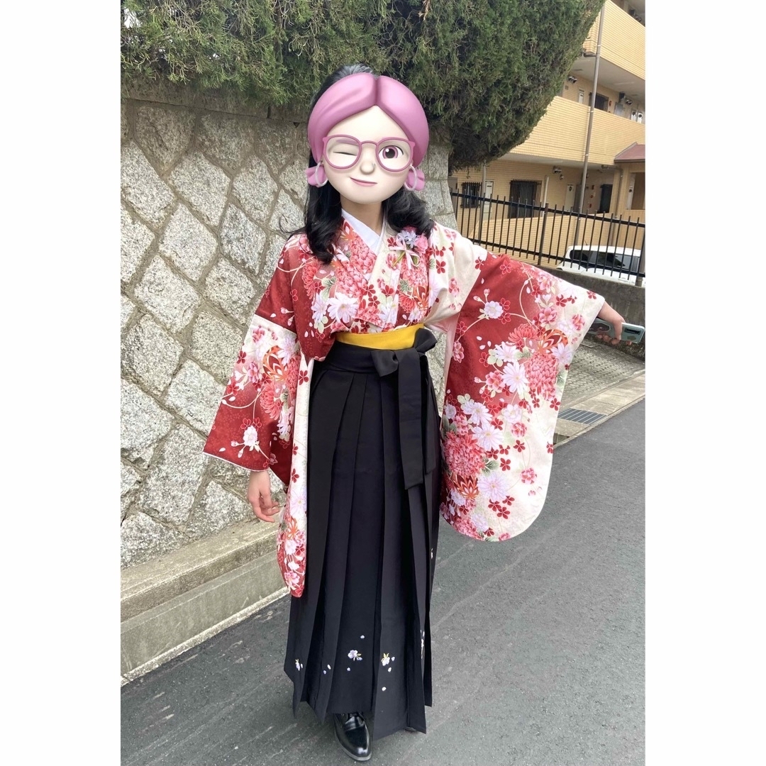 小学校大学生卒業式 袴、ブーツ、巾着セット | フリマアプリ ラクマ