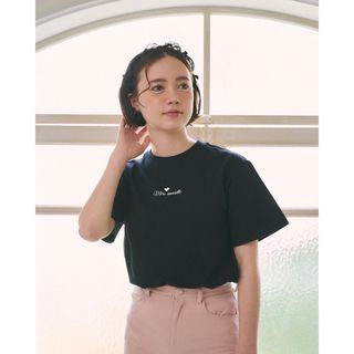 エピヌ(épine)のMiroamurette 半袖ロゴTシャツ ブラック(Tシャツ(半袖/袖なし))