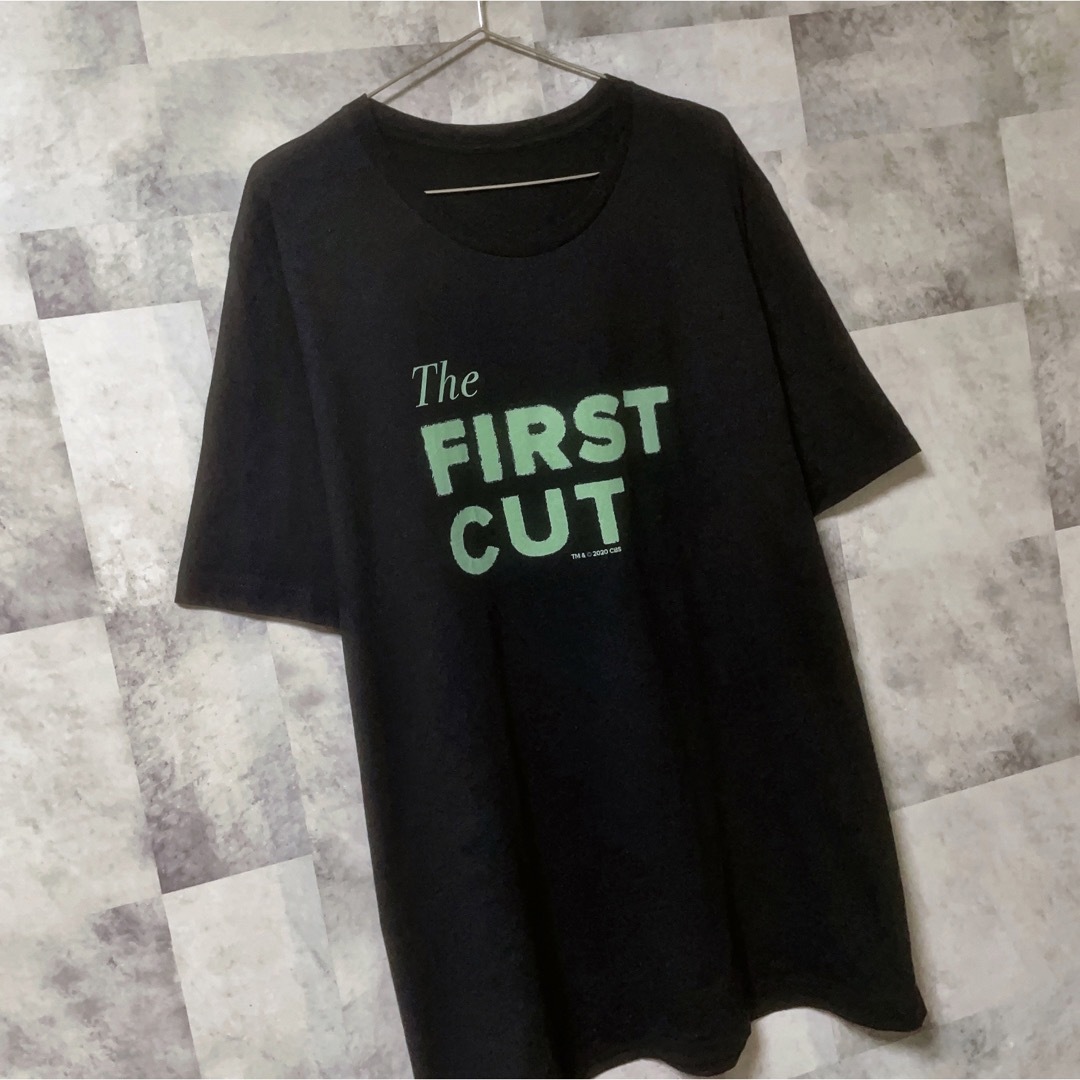 Tシャツ　XLサイズ　ブラック　黒　プリント　グリーン　グラフィック　USA古着 メンズのトップス(Tシャツ/カットソー(半袖/袖なし))の商品写真