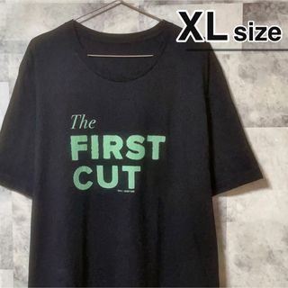 Tシャツ　XLサイズ　ブラック　黒　プリント　グリーン　グラフィック　USA古着(Tシャツ/カットソー(半袖/袖なし))