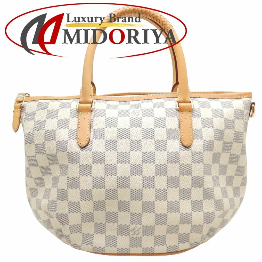 ルイ・ヴィトン・ダミエ・アズール LOUIS VUITTON リヴィエラPM N48250 ハンドバッグ ホワイト / 250752