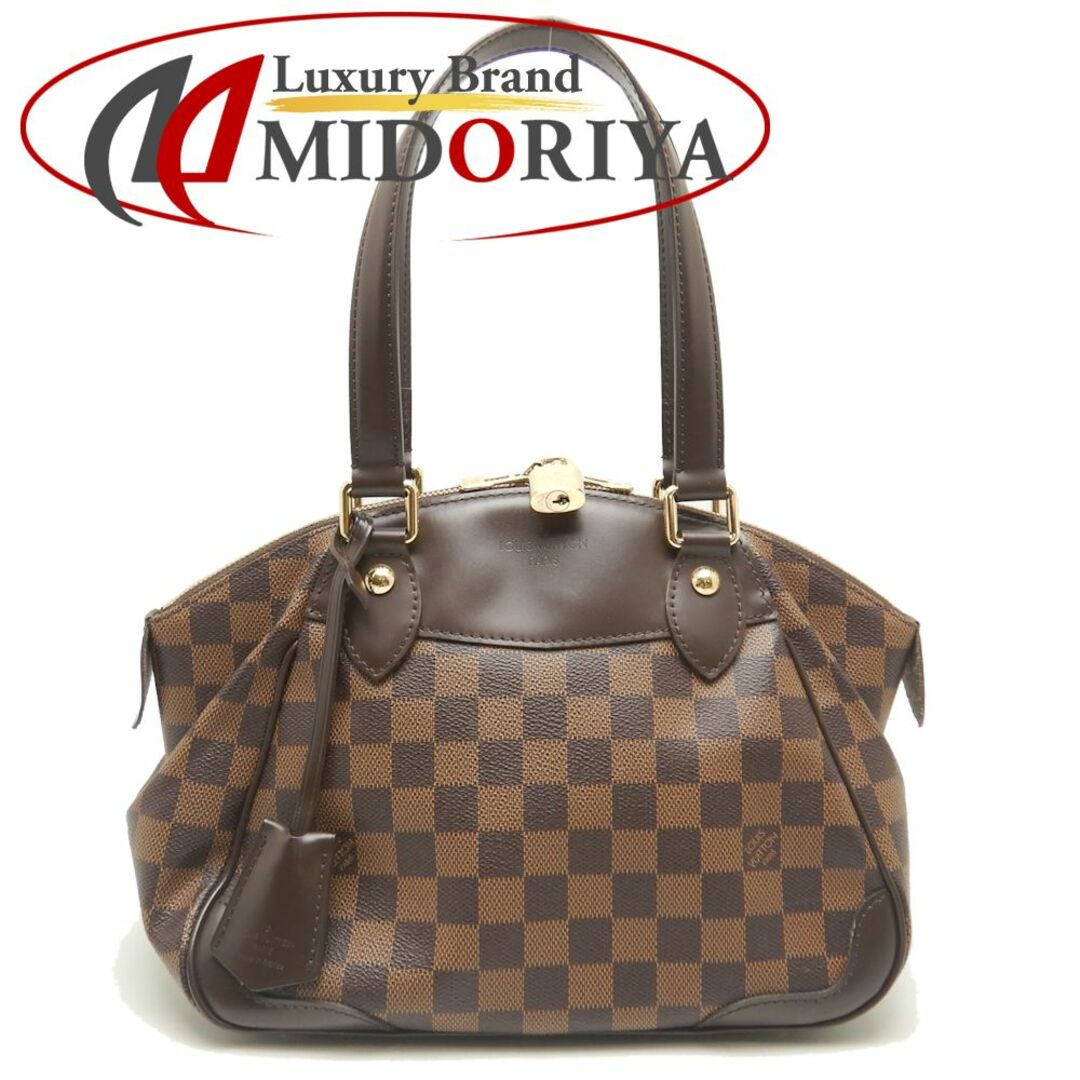 LOUIS VUITTON ルイヴィトン ダミエ ヴェローナPM N41117 ハンドバッグ ブラウン/250754ミドリヤ本店状態