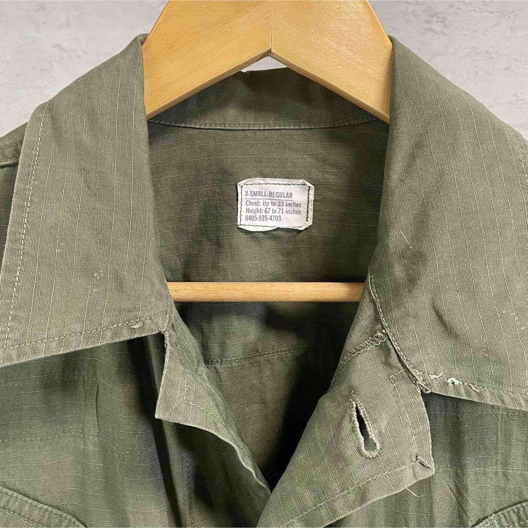 MILITARY - 希少XS 米軍実物 ジャングルファティーグジャケット 4th