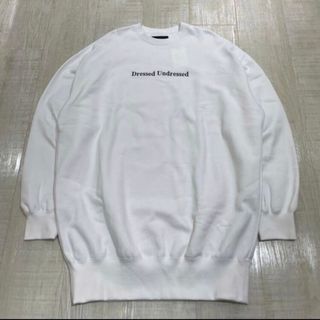 ドレスドアンドレスド(DRESSEDUNDRESSED)の22AW 新品 未使用 ドレスドアンドレスド スウェット ホワイト系 サイズ3(スウェット)