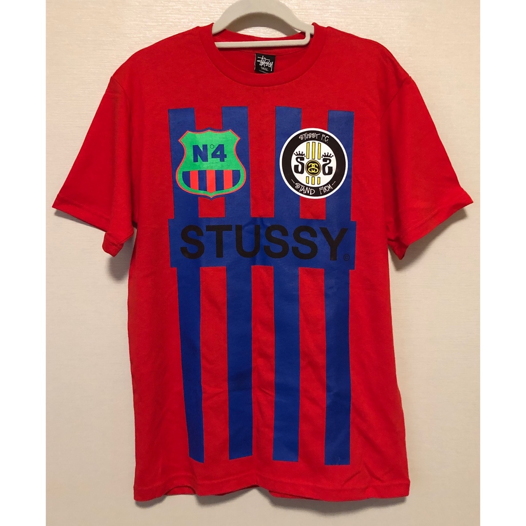 希少 レア STUSSY ビッグロゴ オールド ステューシー L Tシャツ 赤